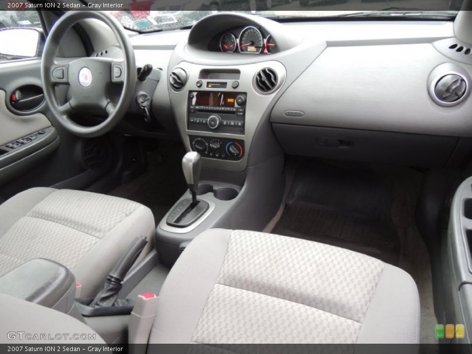 Gray Interior Dashboard for the 2007 Saturn ION 2 Sedan #77789077