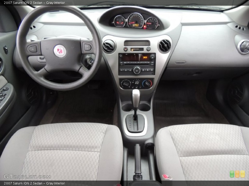 Gray Interior Dashboard for the 2007 Saturn ION 2 Sedan #77789228