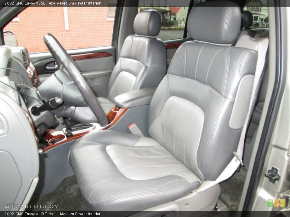 Medium Pewter Interior Front Seat for the 2002 GMC Envoy XL SLT 4x4 #77789267