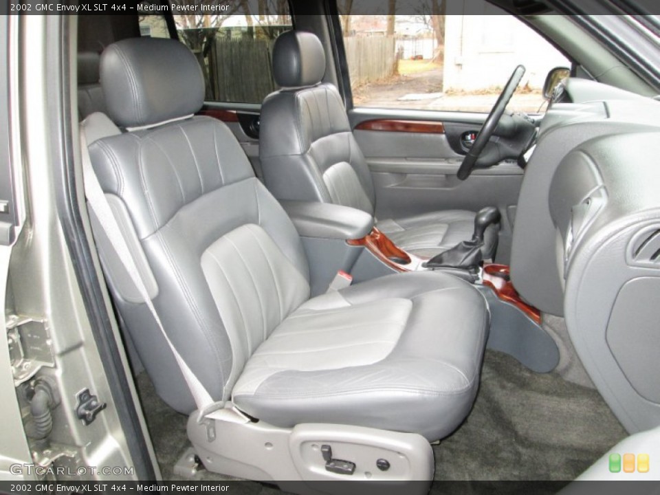 Medium Pewter Interior Front Seat for the 2002 GMC Envoy XL SLT 4x4 #77789294