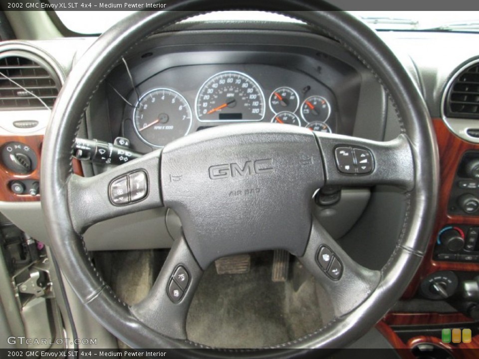 Medium Pewter Interior Steering Wheel for the 2002 GMC Envoy XL SLT 4x4 #77789632