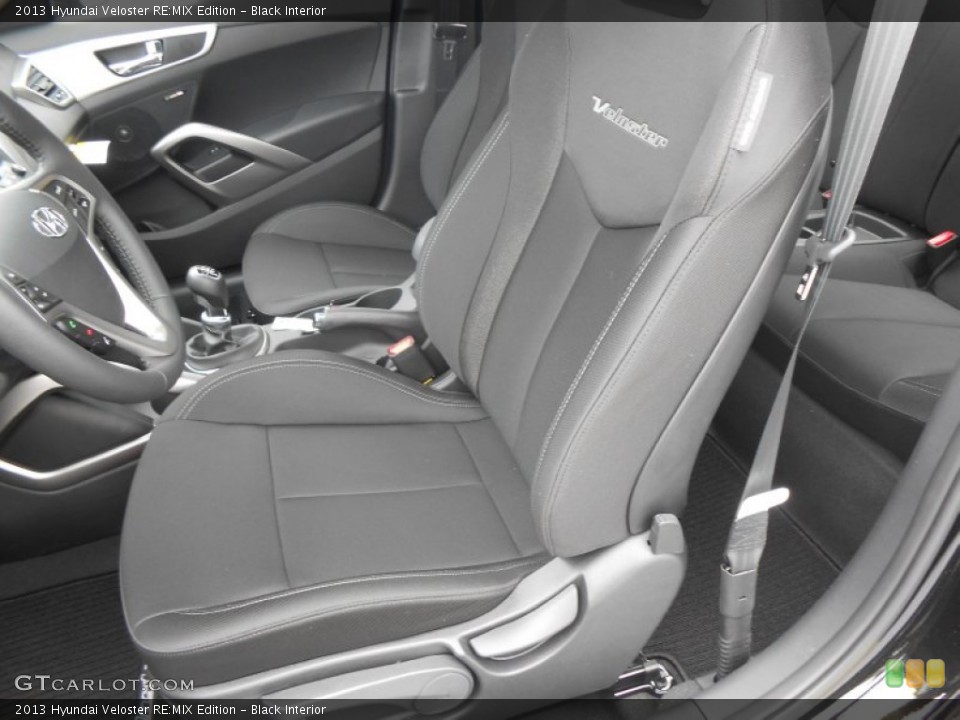 Black Interior Front Seat for the 2013 Hyundai Veloster RE:MIX Edition #77789886
