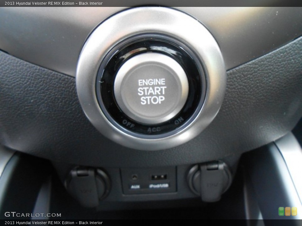 Black Interior Controls for the 2013 Hyundai Veloster RE:MIX Edition #77790014