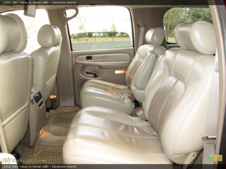 Sandstone Interior Rear Seat for the 2002 GMC Yukon XL Denali AWD #77790356