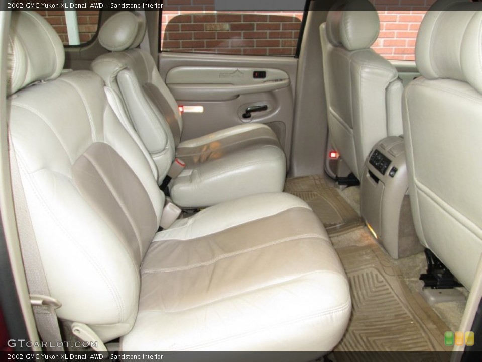 Sandstone Interior Rear Seat for the 2002 GMC Yukon XL Denali AWD #77790381