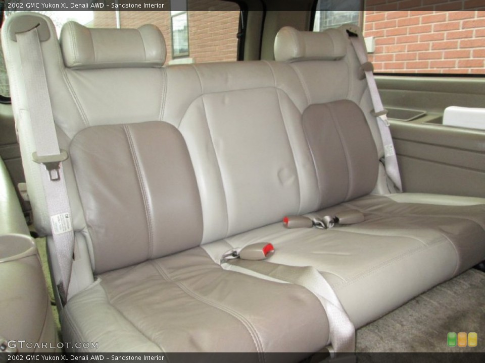 Sandstone Interior Rear Seat for the 2002 GMC Yukon XL Denali AWD #77790439