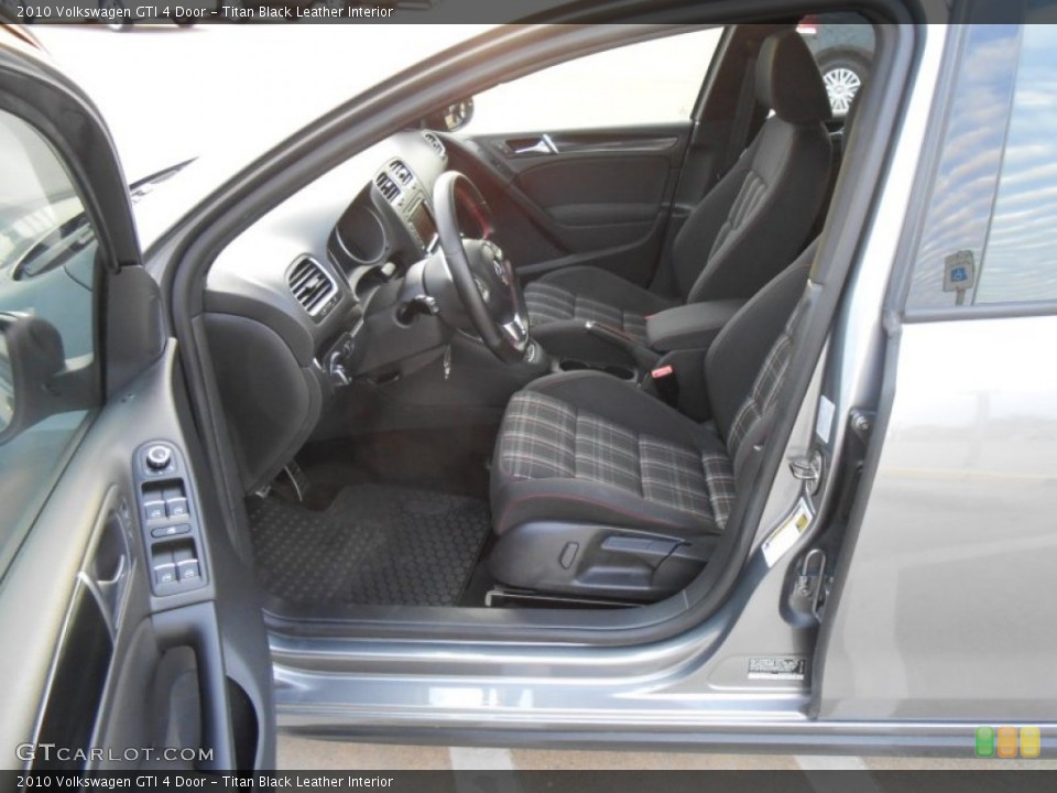 Titan Black Leather Interior Photo for the 2010 Volkswagen GTI 4 Door #77791234