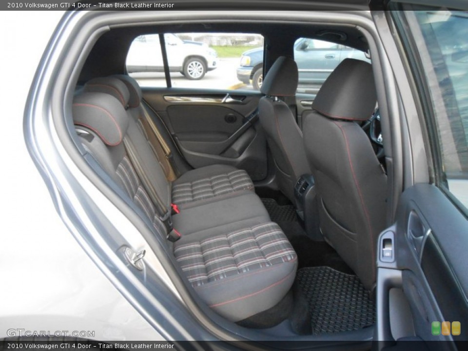 Titan Black Leather Interior Rear Seat for the 2010 Volkswagen GTI 4 Door #77791432