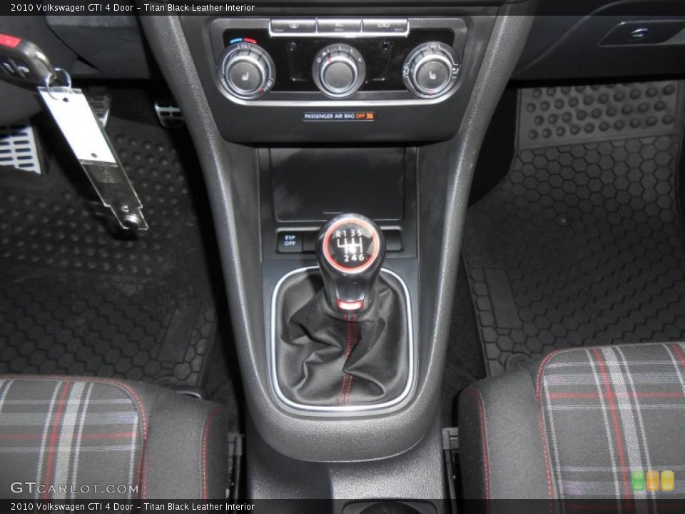 Titan Black Leather Interior Transmission for the 2010 Volkswagen GTI 4 Door #77791541