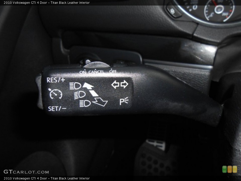 Titan Black Leather Interior Controls for the 2010 Volkswagen GTI 4 Door #77791683
