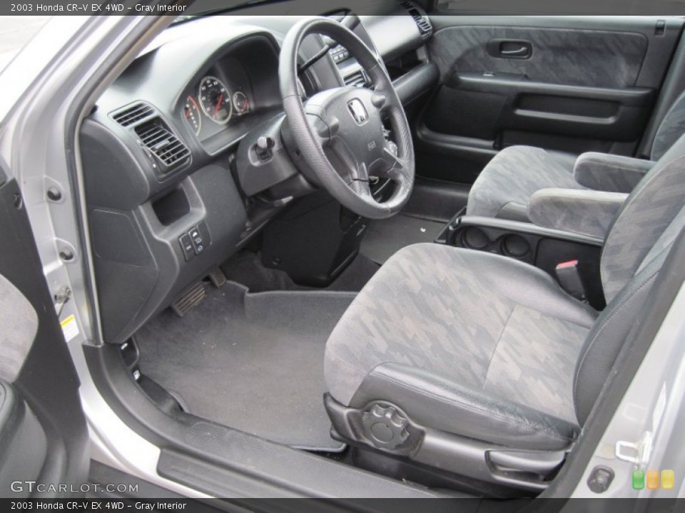 Gray Interior Photo for the 2003 Honda CR-V EX 4WD #77792341