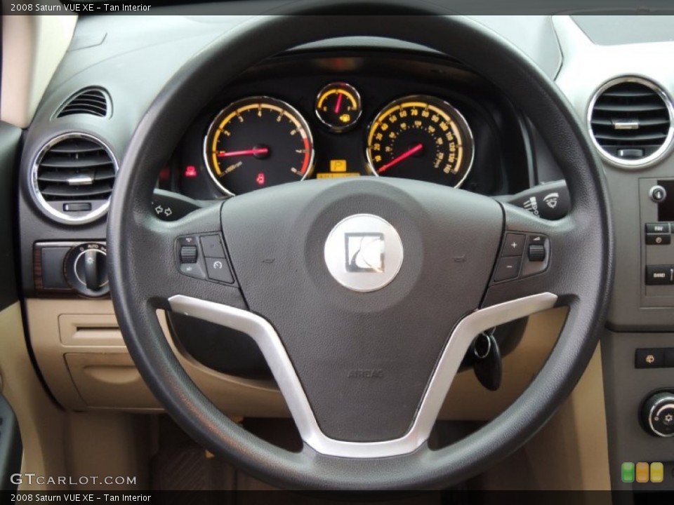 Tan Interior Steering Wheel for the 2008 Saturn VUE XE #77792468