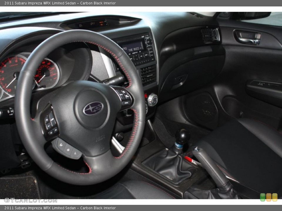 Carbon Black Interior Steering Wheel for the 2011 Subaru Impreza WRX Limited Sedan #77792526