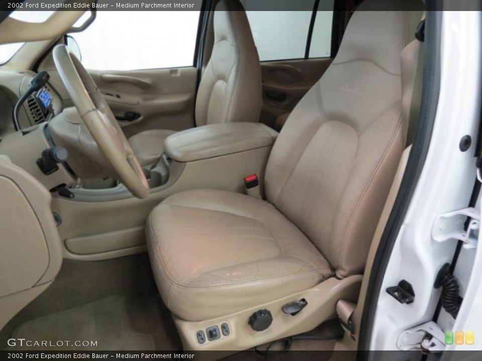 Medium Parchment Interior Front Seat for the 2002 Ford Expedition Eddie Bauer #77792598