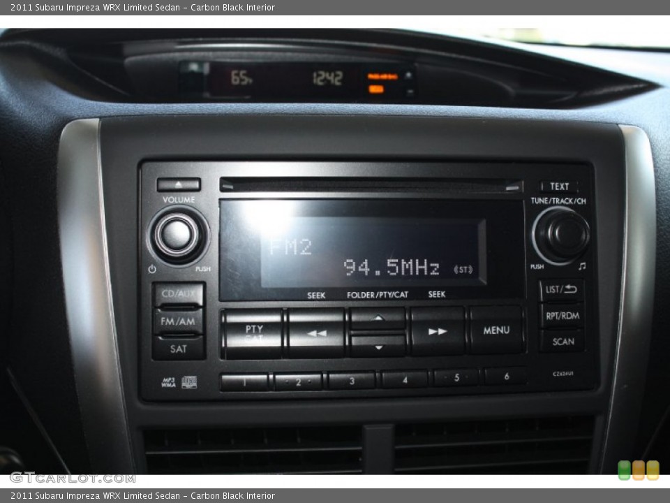 Carbon Black Interior Audio System for the 2011 Subaru Impreza WRX Limited Sedan #77792698