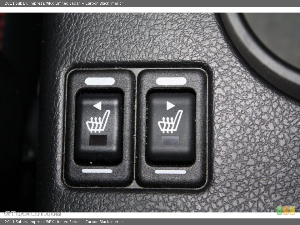 Carbon Black Interior Controls for the 2011 Subaru Impreza WRX Limited Sedan #77792737