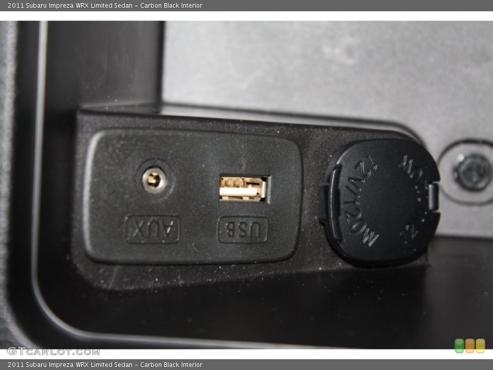 Carbon Black Interior Controls for the 2011 Subaru Impreza WRX Limited Sedan #77792763