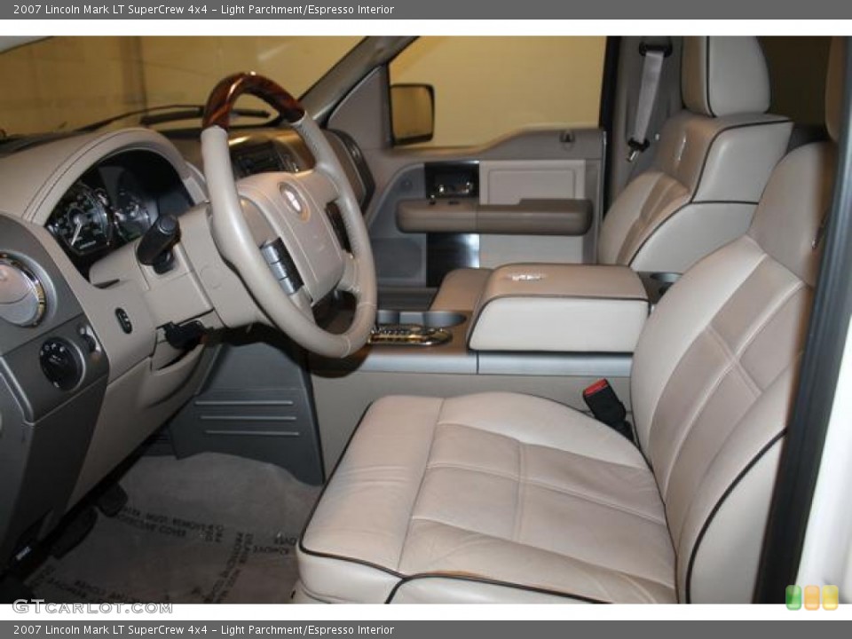 Light Parchment/Espresso Interior Front Seat for the 2007 Lincoln Mark LT SuperCrew 4x4 #77793062