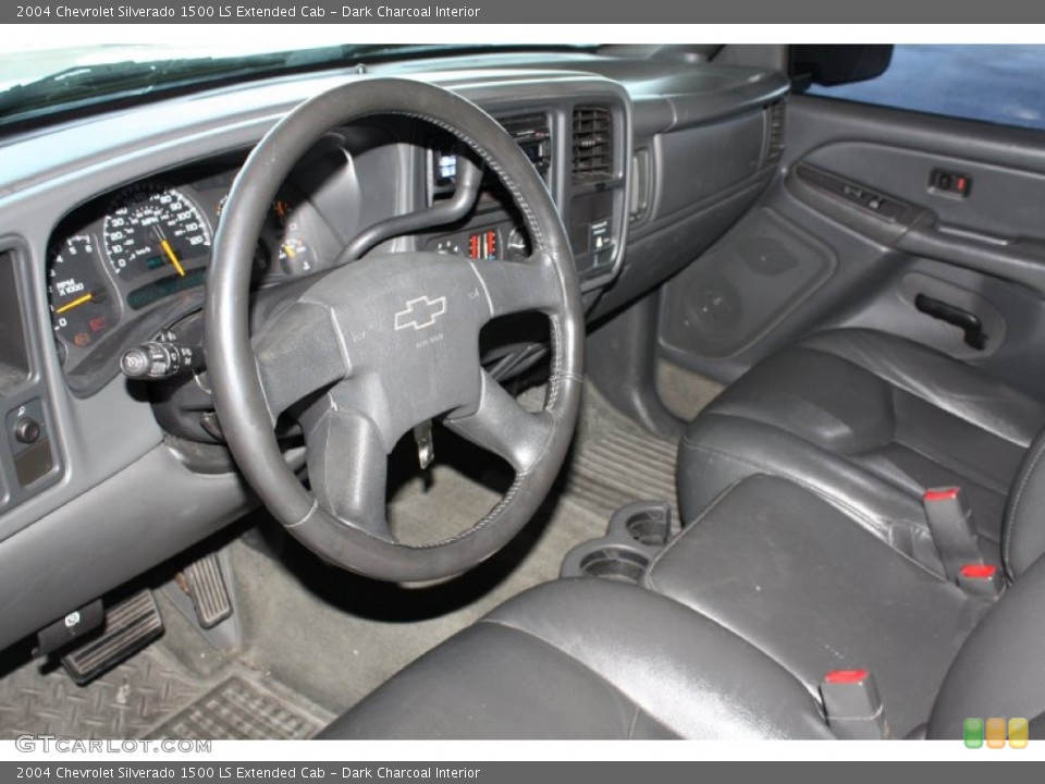 Dark Charcoal Interior Prime Interior for the 2004 Chevrolet Silverado 1500 LS Extended Cab #77793359