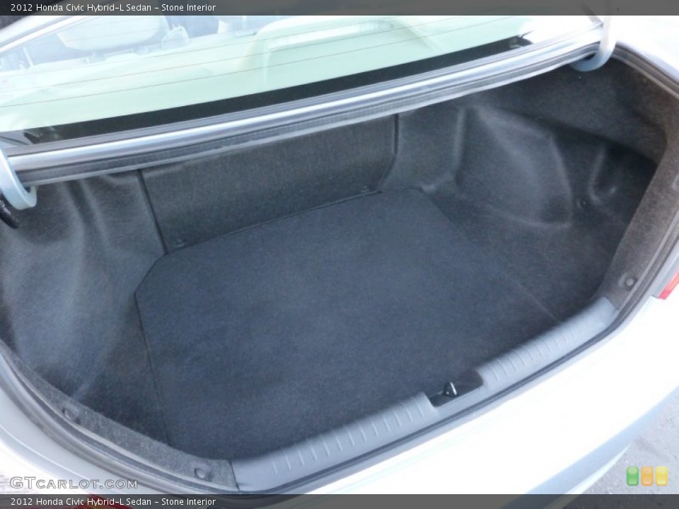 Stone Interior Trunk for the 2012 Honda Civic Hybrid-L Sedan #77794001