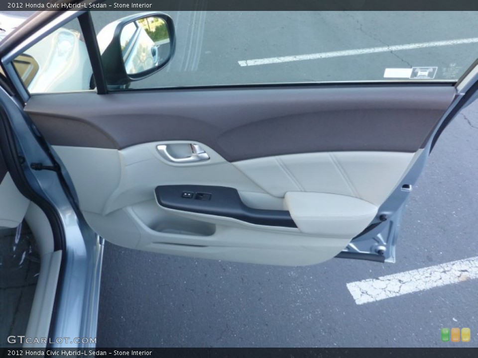 Stone Interior Door Panel for the 2012 Honda Civic Hybrid-L Sedan #77794046