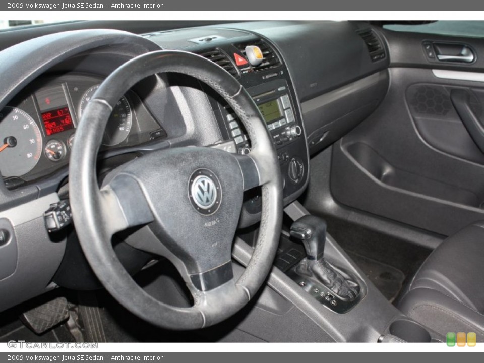 Anthracite Interior Steering Wheel for the 2009 Volkswagen Jetta SE Sedan #77794367