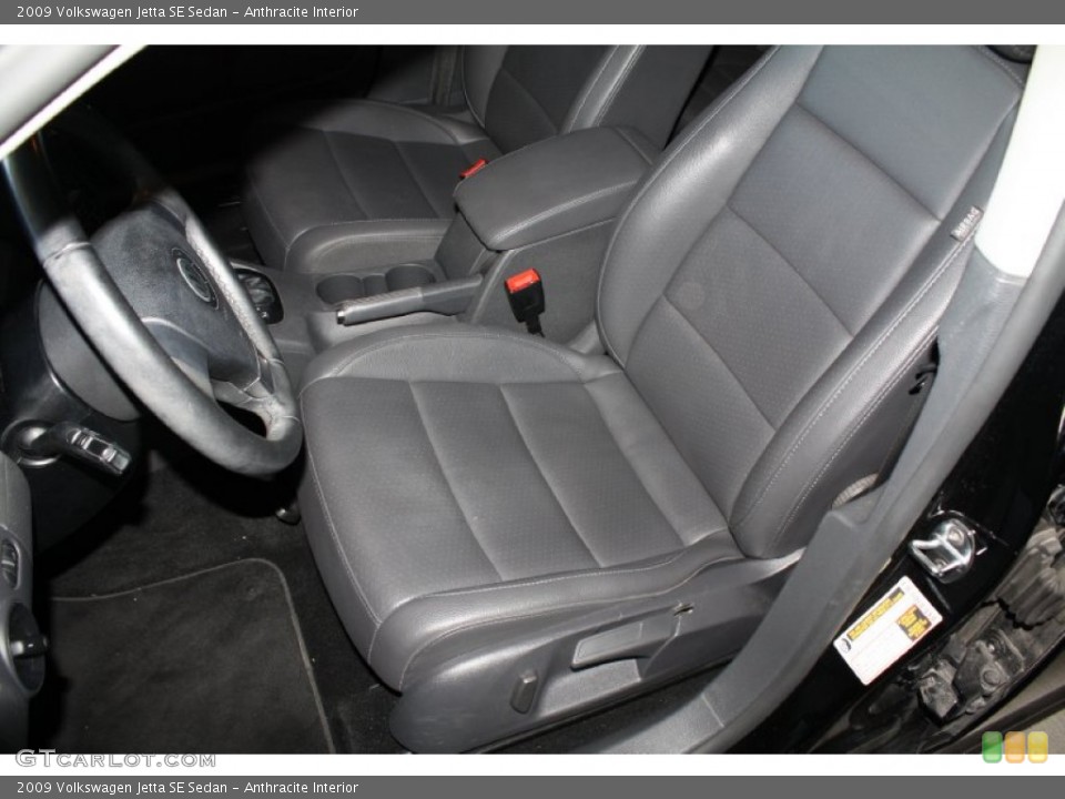 Anthracite Interior Front Seat for the 2009 Volkswagen Jetta SE Sedan #77794382