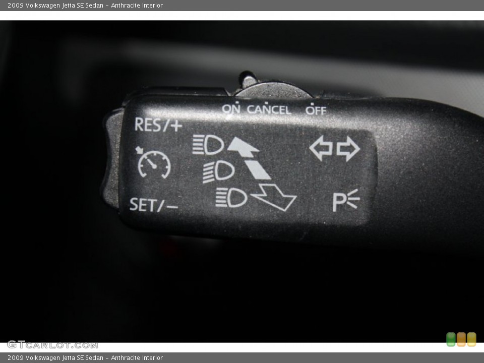 Anthracite Interior Controls for the 2009 Volkswagen Jetta SE Sedan #77794640