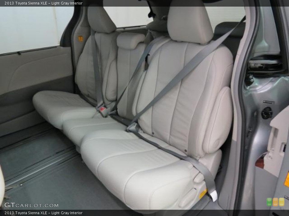 Light Gray Interior Rear Seat for the 2013 Toyota Sienna XLE #77797529