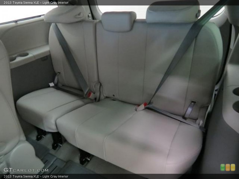 Light Gray Interior Rear Seat for the 2013 Toyota Sienna XLE #77797568