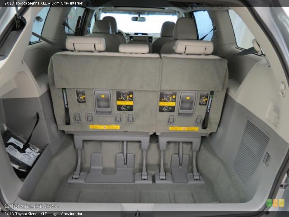 Light Gray Interior Trunk for the 2013 Toyota Sienna XLE #77797762