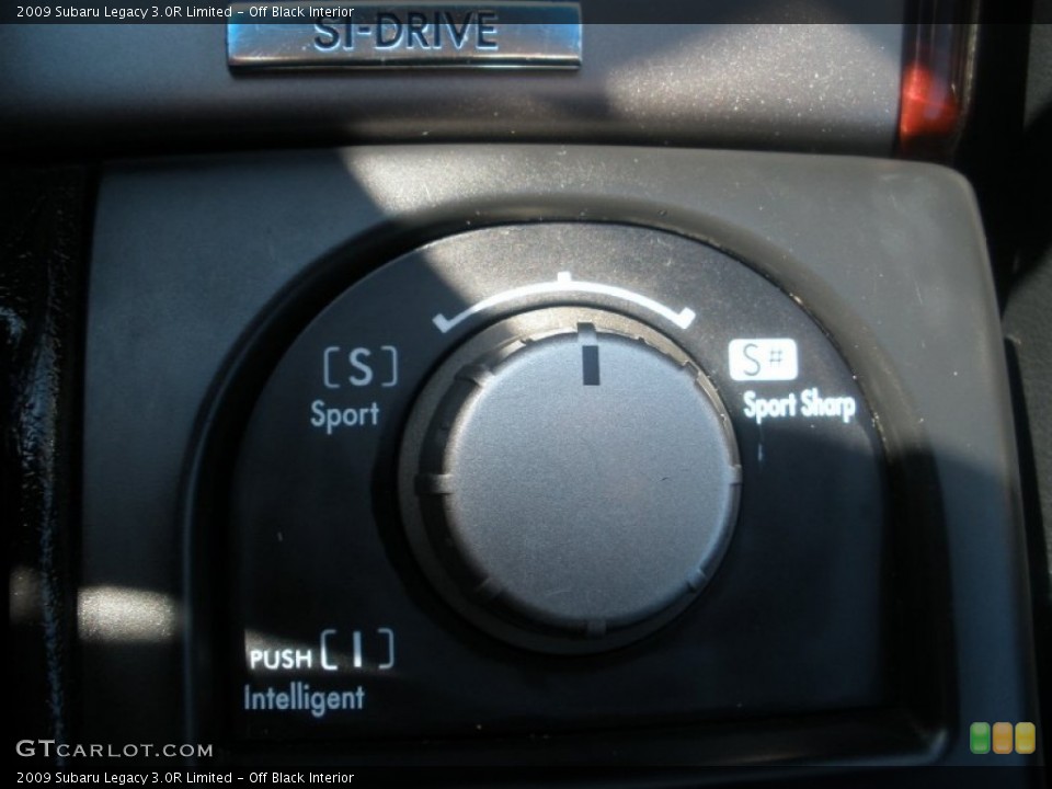Off Black Interior Controls for the 2009 Subaru Legacy 3.0R Limited #77797878