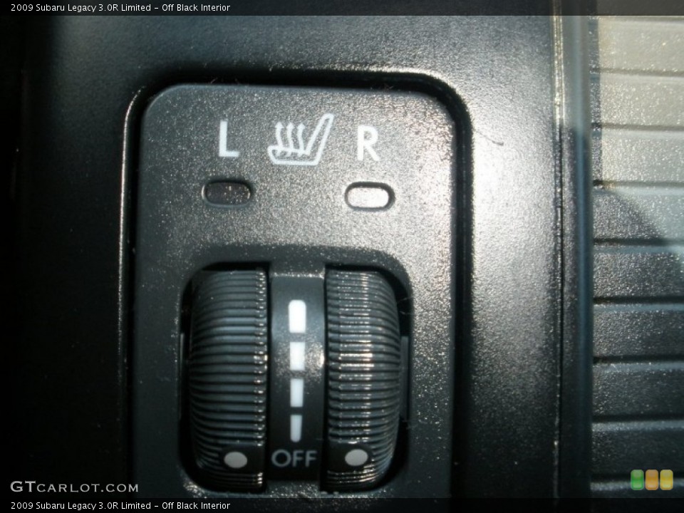 Off Black Interior Controls for the 2009 Subaru Legacy 3.0R Limited #77797898
