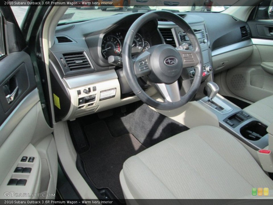 Warm Ivory Interior Photo for the 2010 Subaru Outback 3.6R Premium Wagon #77798976