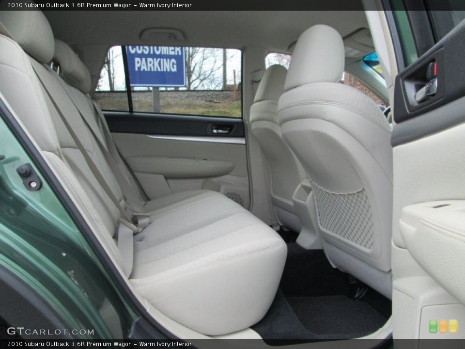 Warm Ivory Interior Rear Seat for the 2010 Subaru Outback 3.6R Premium Wagon #77799095