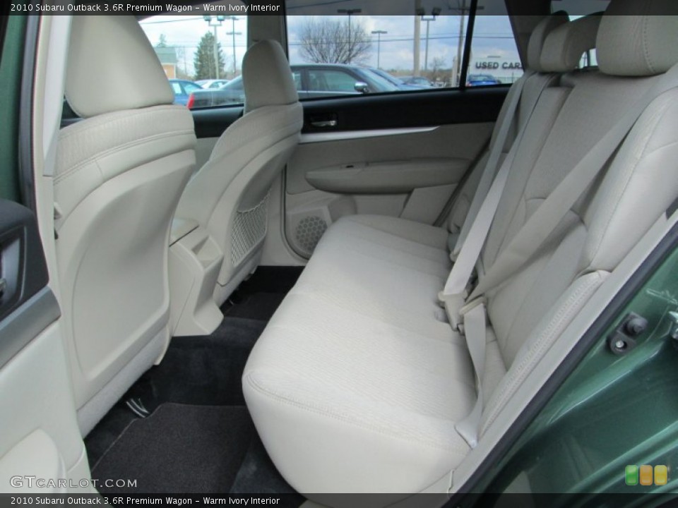 Warm Ivory Interior Rear Seat for the 2010 Subaru Outback 3.6R Premium Wagon #77799134