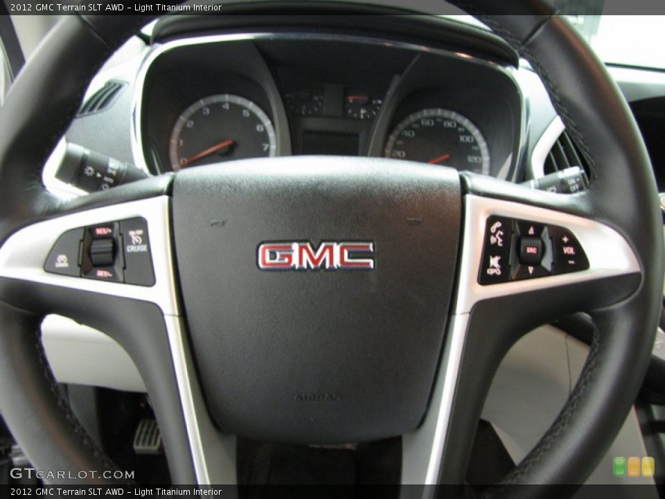 Light Titanium Interior Steering Wheel for the 2012 GMC Terrain SLT AWD #77799664