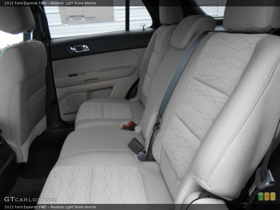 Medium Light Stone Interior Rear Seat for the 2013 Ford Explorer FWD #77799670