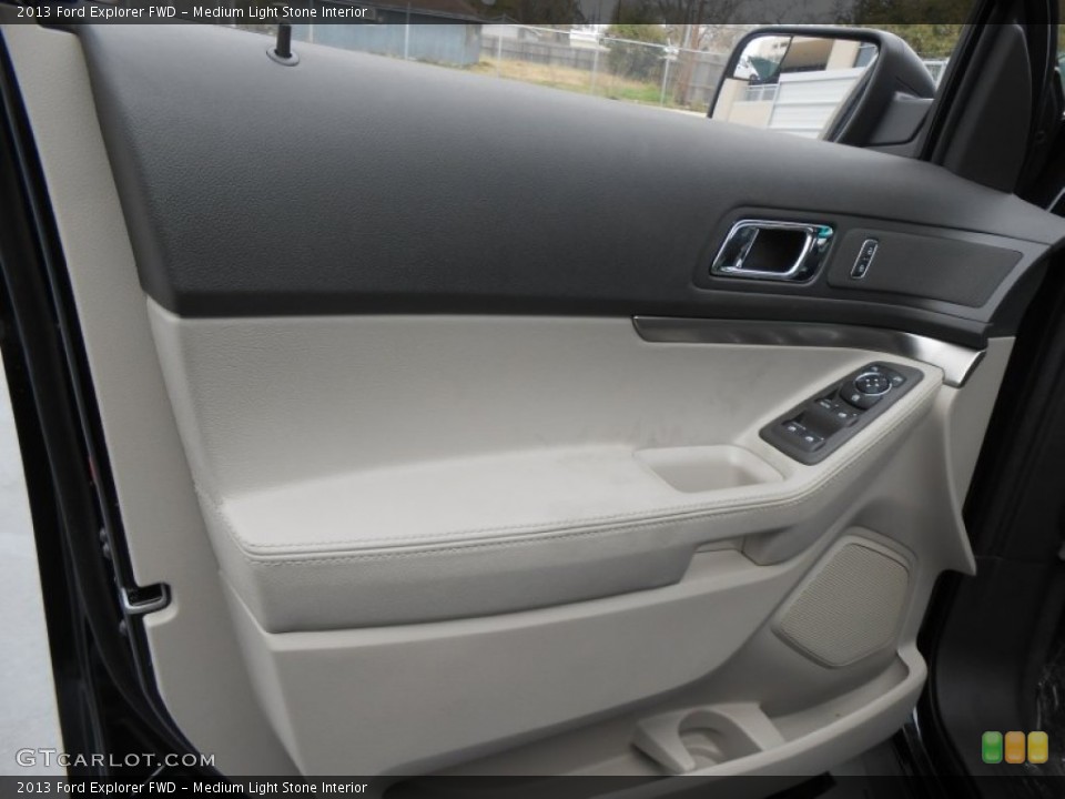Medium Light Stone Interior Door Panel for the 2013 Ford Explorer FWD #77799694