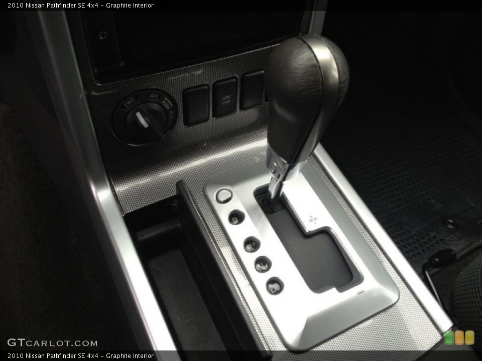 Graphite Interior Transmission for the 2010 Nissan Pathfinder SE 4x4 #77800872
