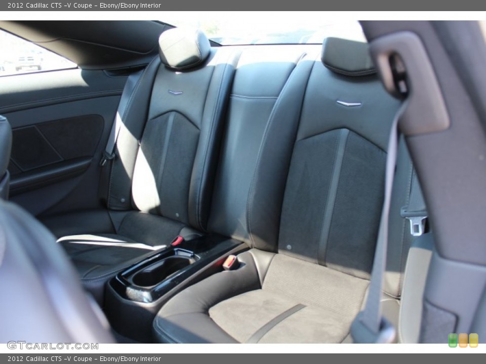 Ebony/Ebony Interior Rear Seat for the 2012 Cadillac CTS -V Coupe #77801480