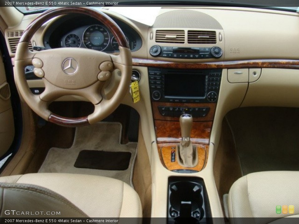 Cashmere Interior Dashboard for the 2007 Mercedes-Benz E 550 4Matic Sedan #77801518