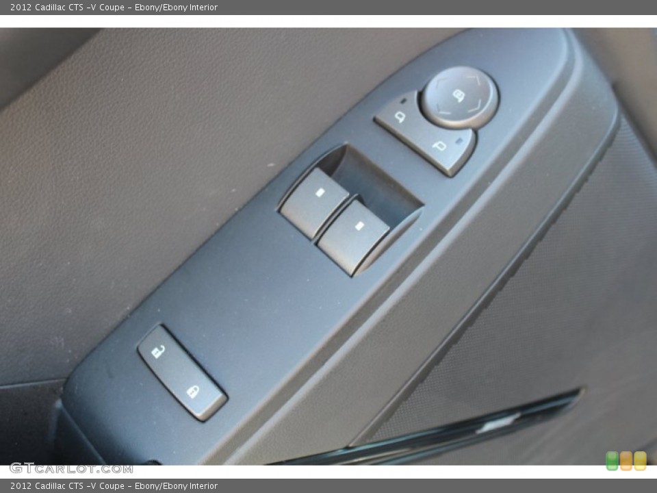 Ebony/Ebony Interior Controls for the 2012 Cadillac CTS -V Coupe #77801658