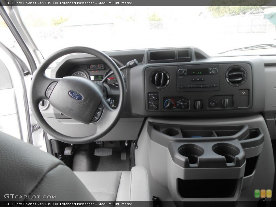 Medium Flint Interior Dashboard for the 2013 Ford E Series Van E350 XL Extended Passenger #77801741