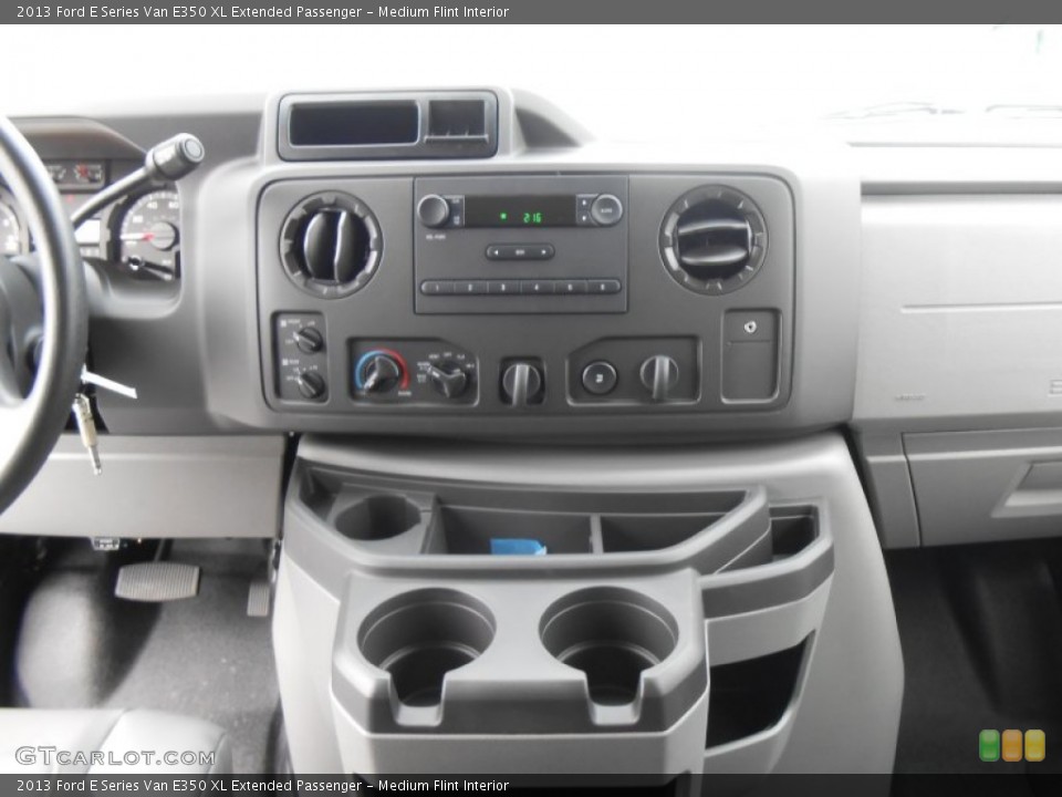 Medium Flint Interior Controls for the 2013 Ford E Series Van E350 XL Extended Passenger #77801775