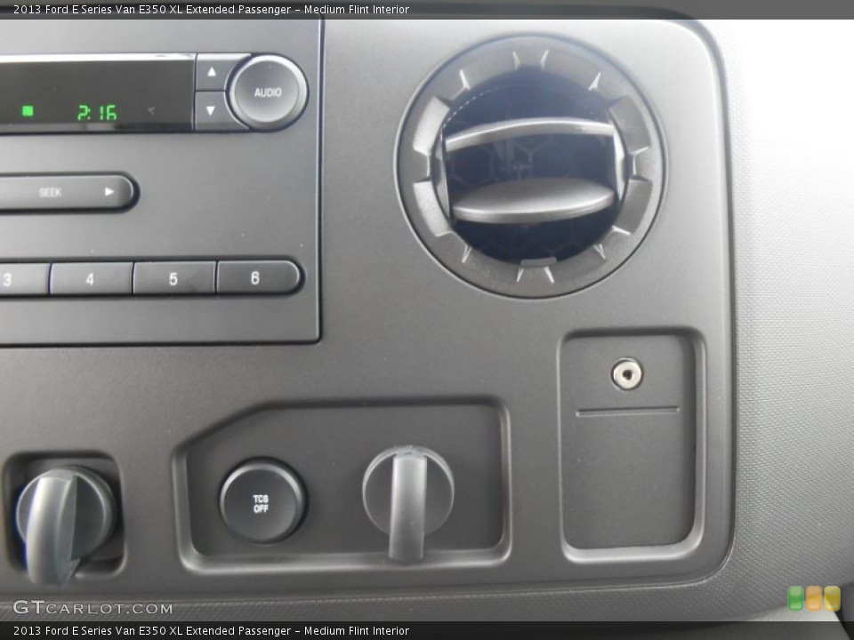 Medium Flint Interior Controls for the 2013 Ford E Series Van E350 XL Extended Passenger #77801808