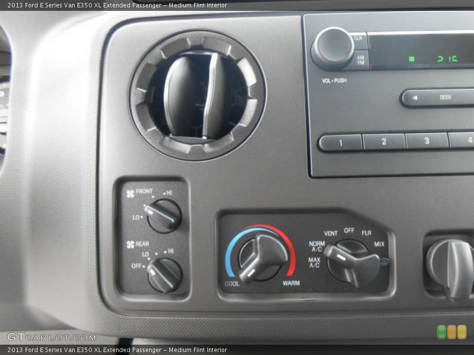 Medium Flint Interior Controls for the 2013 Ford E Series Van E350 XL Extended Passenger #77801833