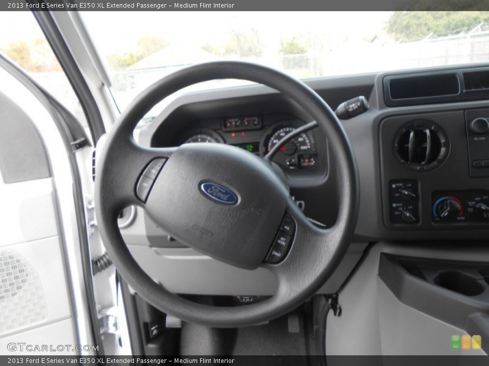 Medium Flint Interior Steering Wheel for the 2013 Ford E Series Van E350 XL Extended Passenger #77801875