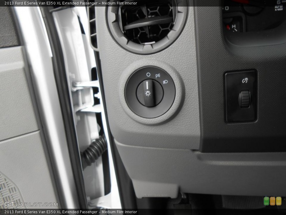 Medium Flint Interior Controls for the 2013 Ford E Series Van E350 XL Extended Passenger #77801909