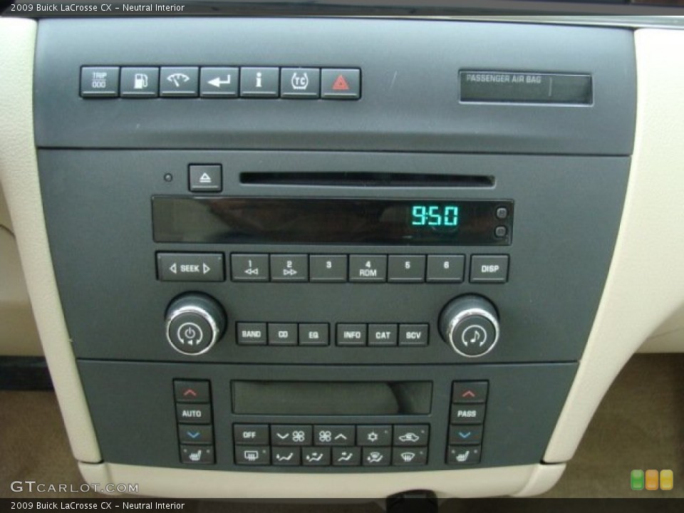 Neutral Interior Controls for the 2009 Buick LaCrosse CX #77802092